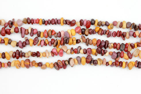 Mookaite Gemstone Beads, 5x8mm, Chip Beads